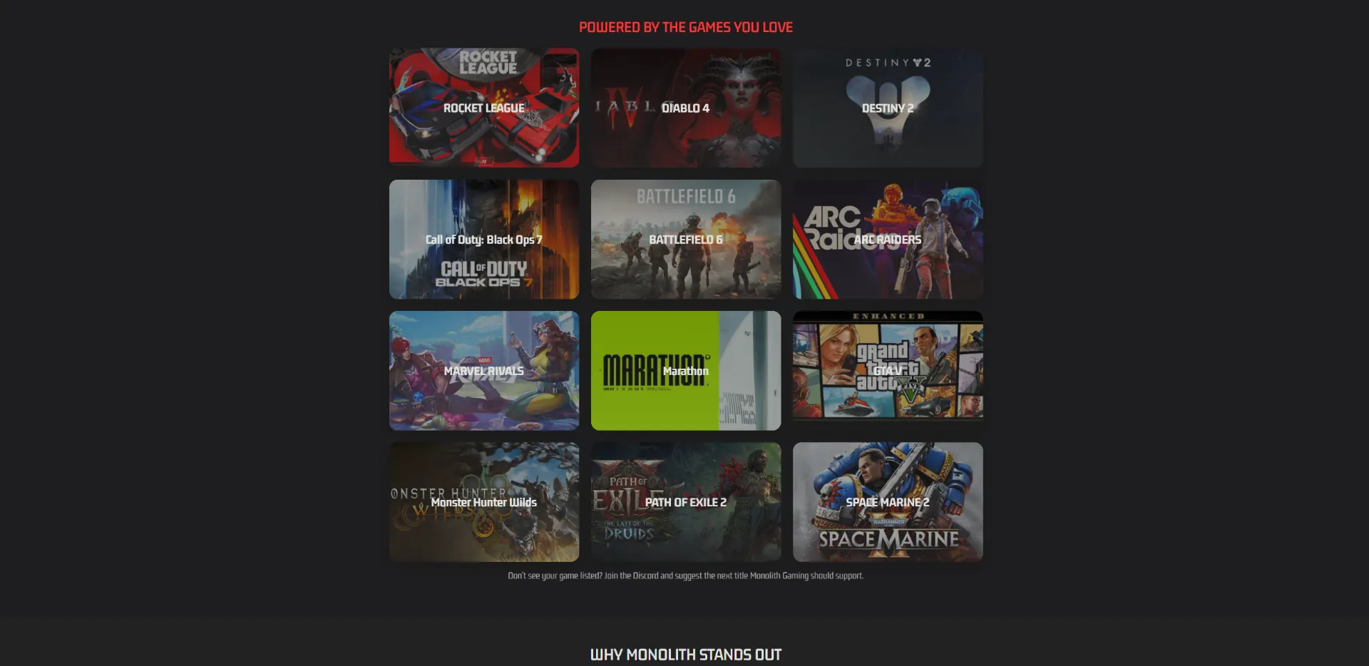 Monolith Gaming screenshot 2