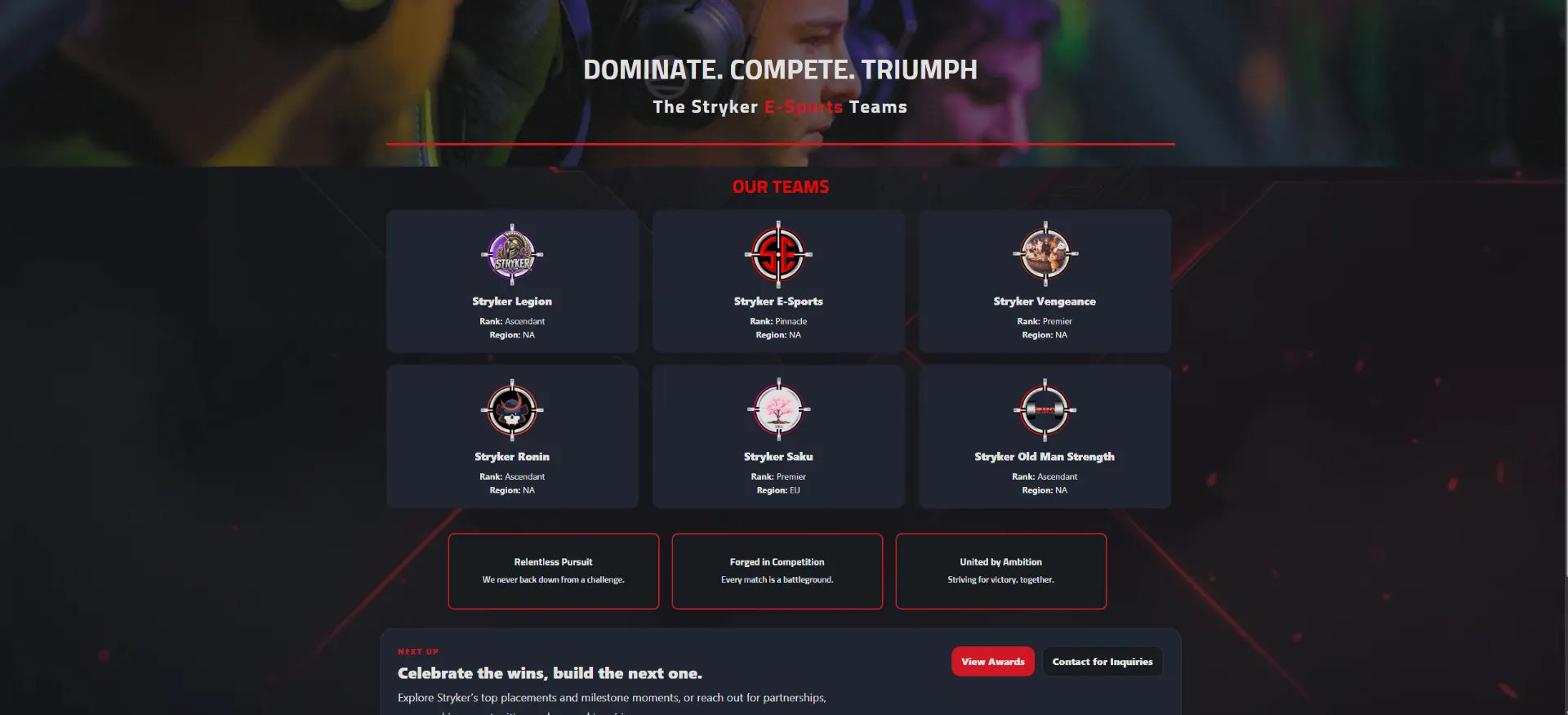 Stryker E-Sports screenshot 7
